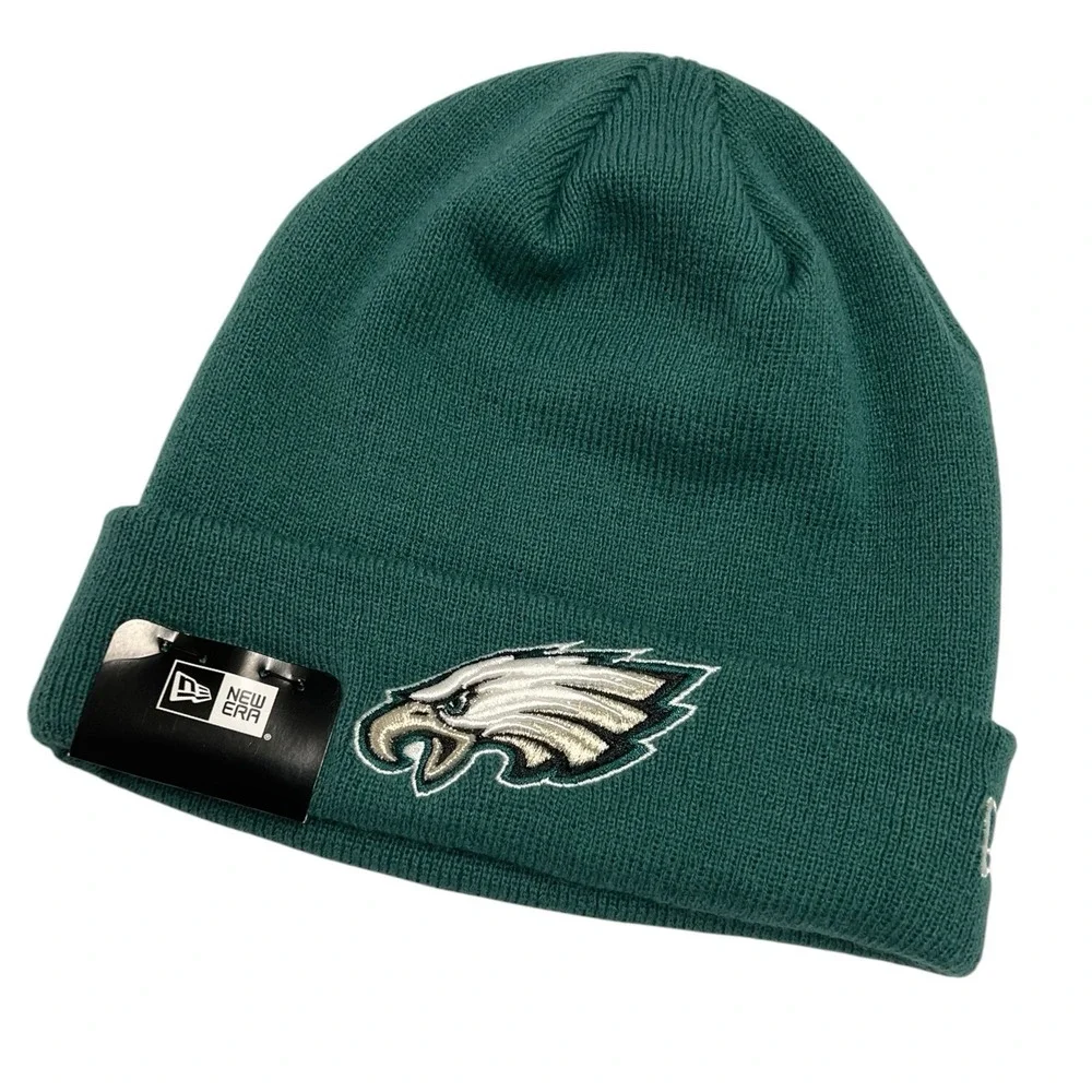 NFL Philadelphia Eagles Adult New Era‎ Cuffed Winter Knit Hat Cap Beanie NEW!